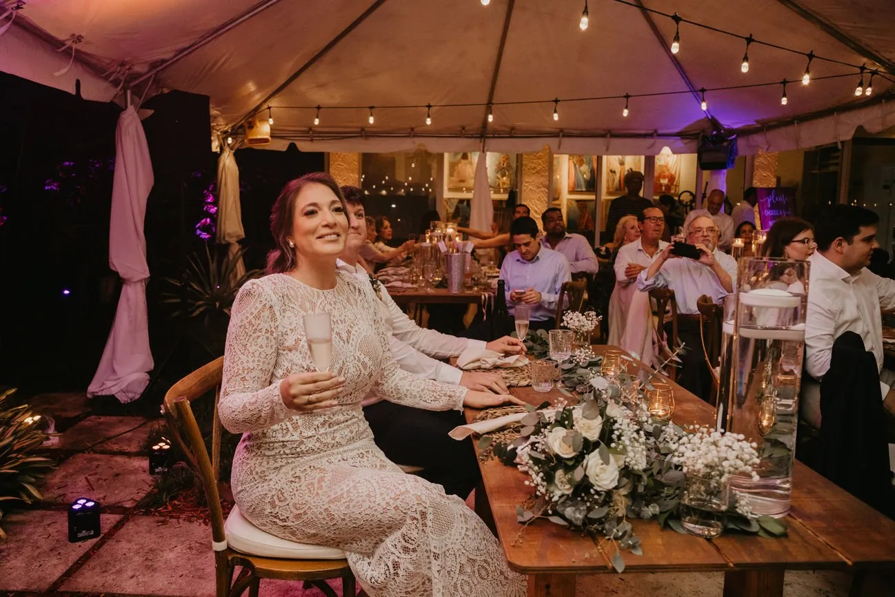 Backyard Wedding Ceremony in Miami - Leo & Veronica
