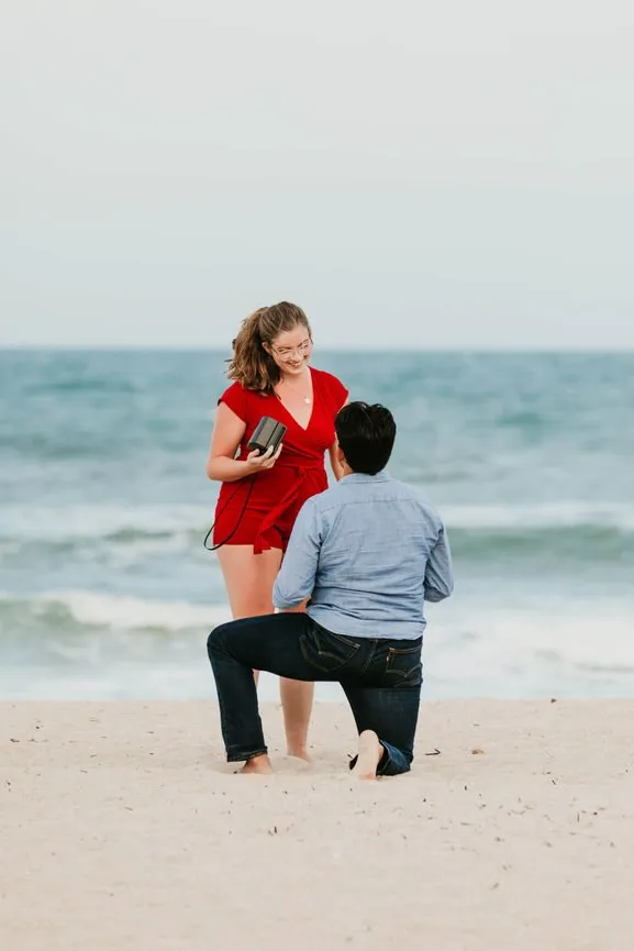 Beach Proposal In Saint Augustine