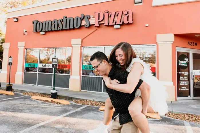 Romantic Super Fun Engagement Orlando Alison Steven