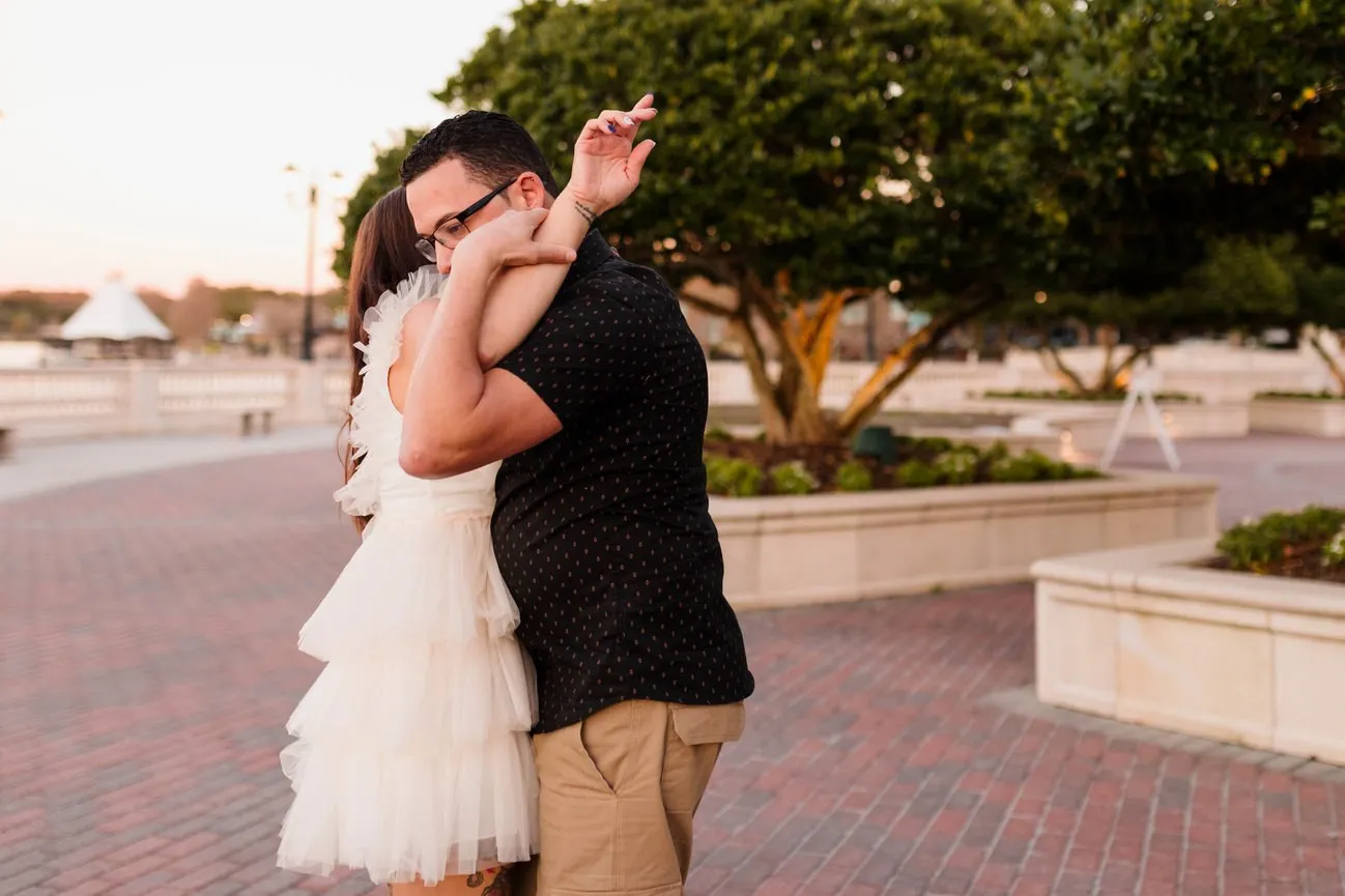 Romantic Super Fun Engagement Orlando Alison Steven