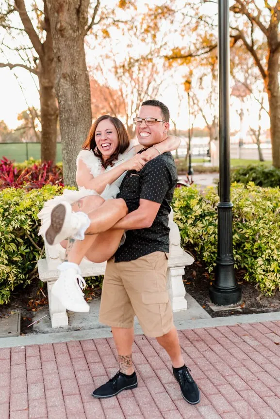 Romantic Super Fun Engagement Orlando Alison Steven