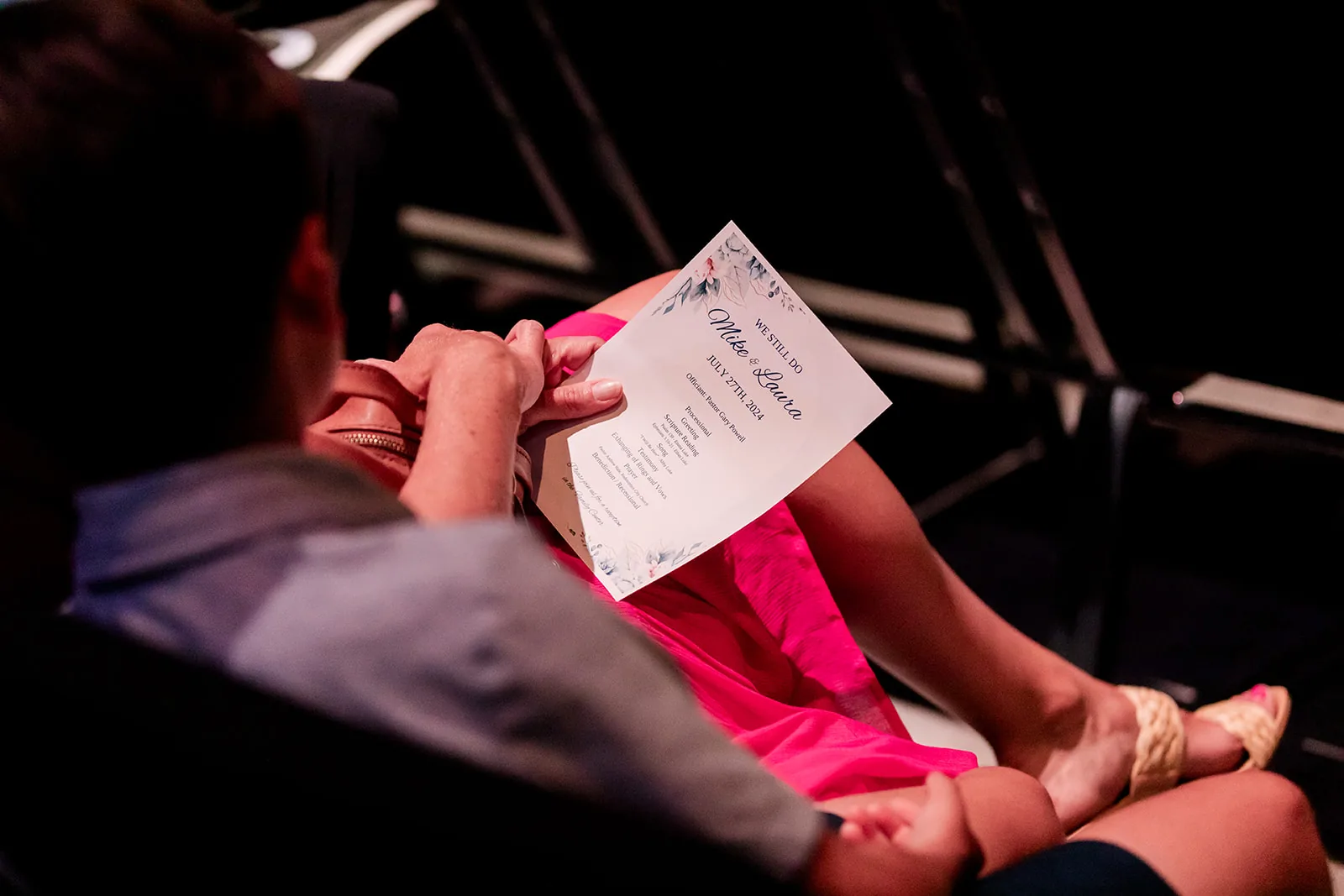 A We Still Do vow renewal ceremony program