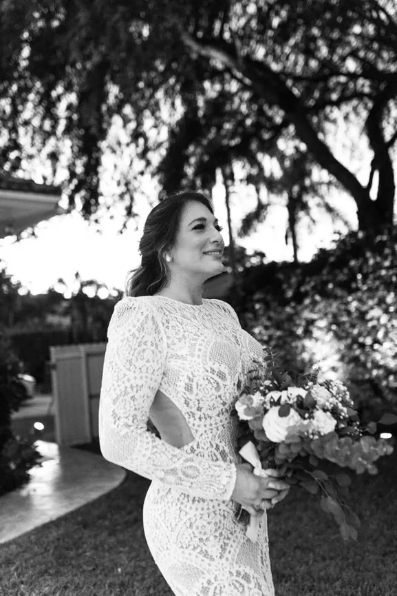 Backyard Wedding Ceremony in Miami - Leo & Veronica