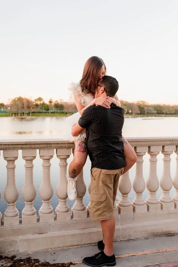 Romantic Super Fun Engagement Orlando Alison Steven