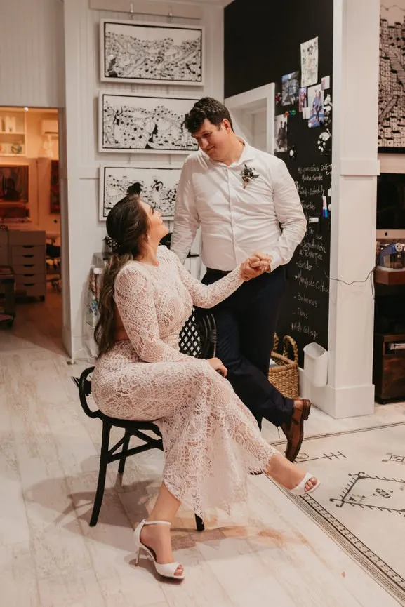 Backyard Wedding Ceremony in Miami - Leo & Veronica