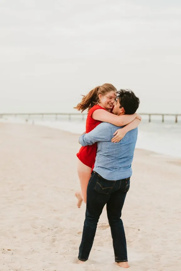 Beach Proposal In Saint Augustine