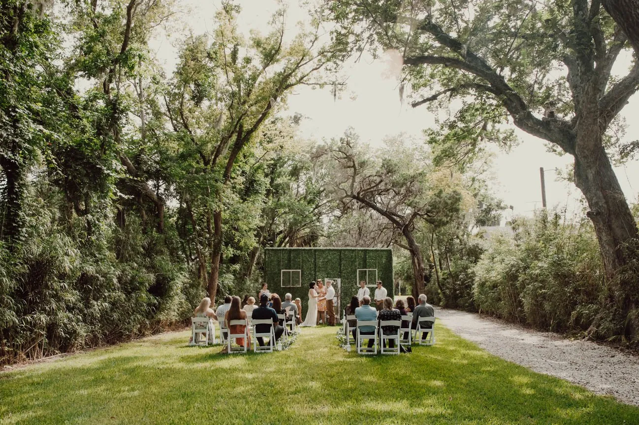 Alexis & Thomas Intimate Wedding in Daytona Beach