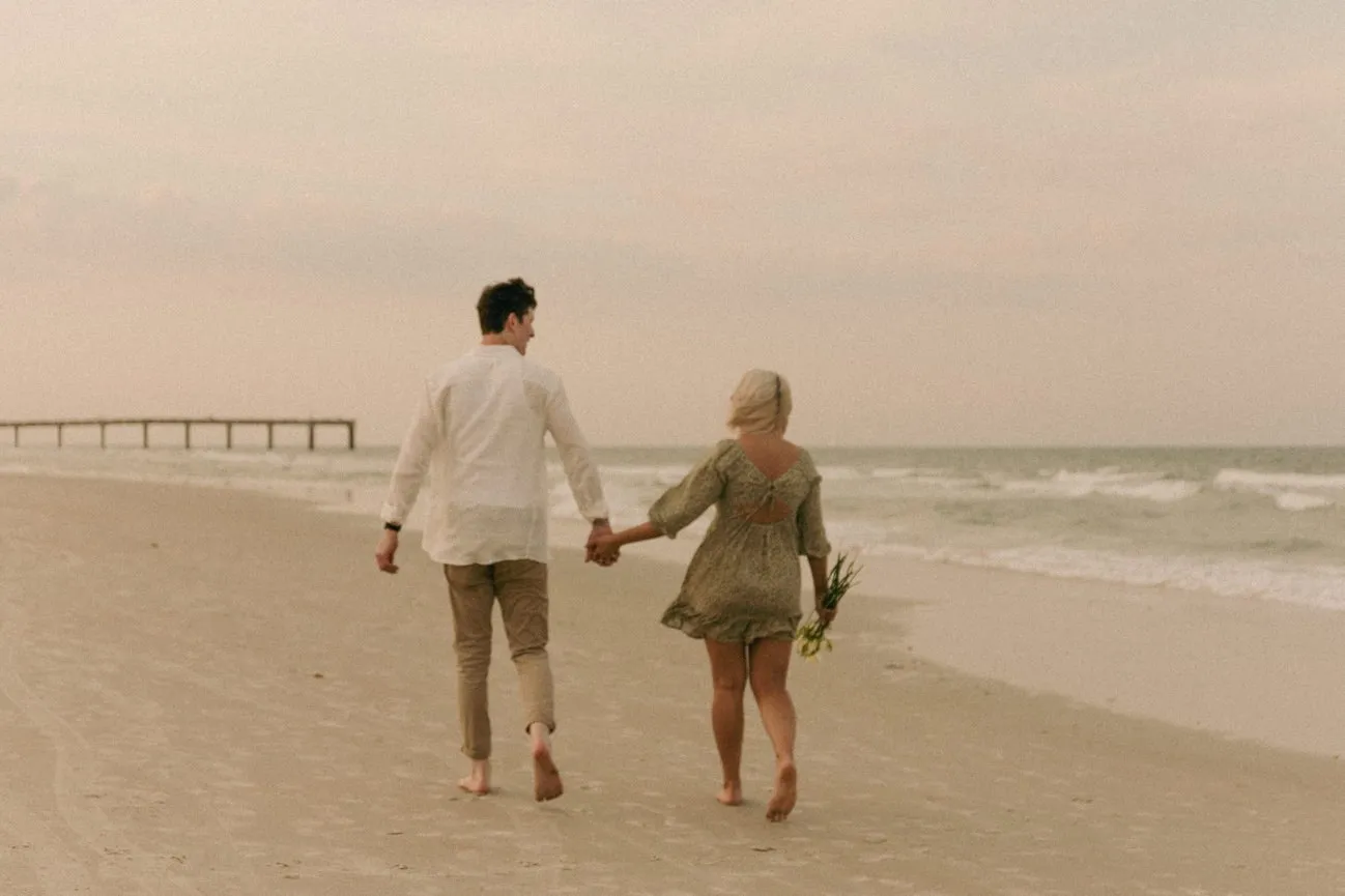 Film Inspired Beach Proposal Saint Augustine