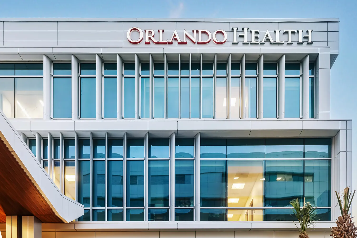 Architectural photography of a completed cladding project for N-RG Cladding
