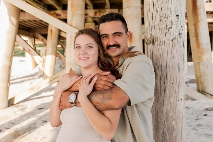 Maternity Mother's Day Session At Flagler Beach
