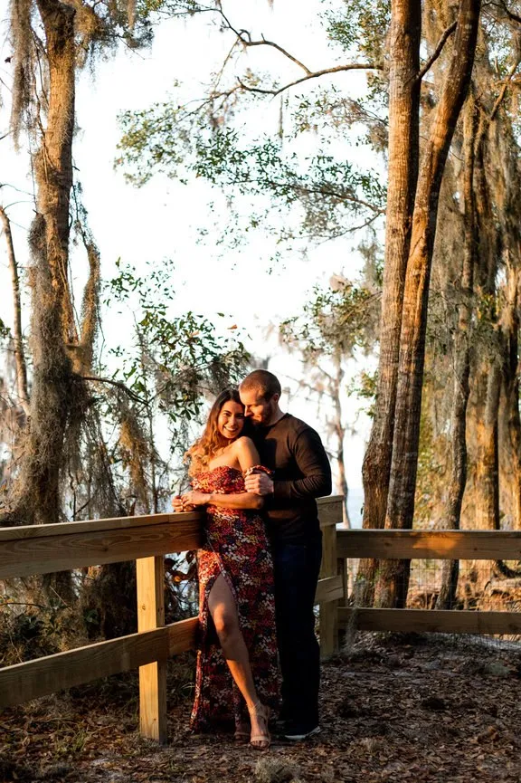 Niroska and Will Sunset Engagement Session