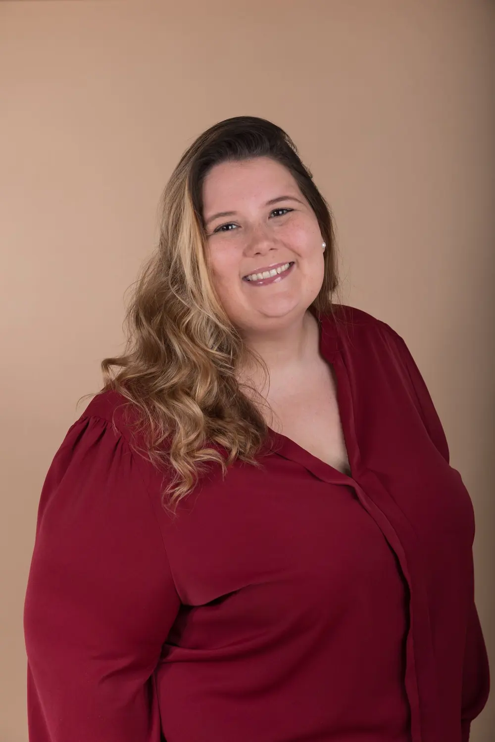 Studio headshot of a title company professional in Palm Coast, Florida
