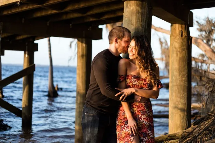 Niroska and Will Sunset Engagement Session