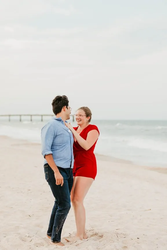 Beach Proposal In Saint Augustine