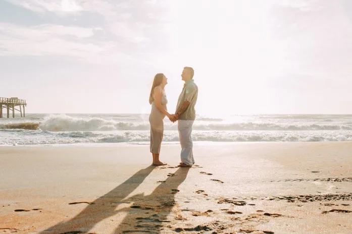 Maternity Mother's Day Session At Flagler Beach