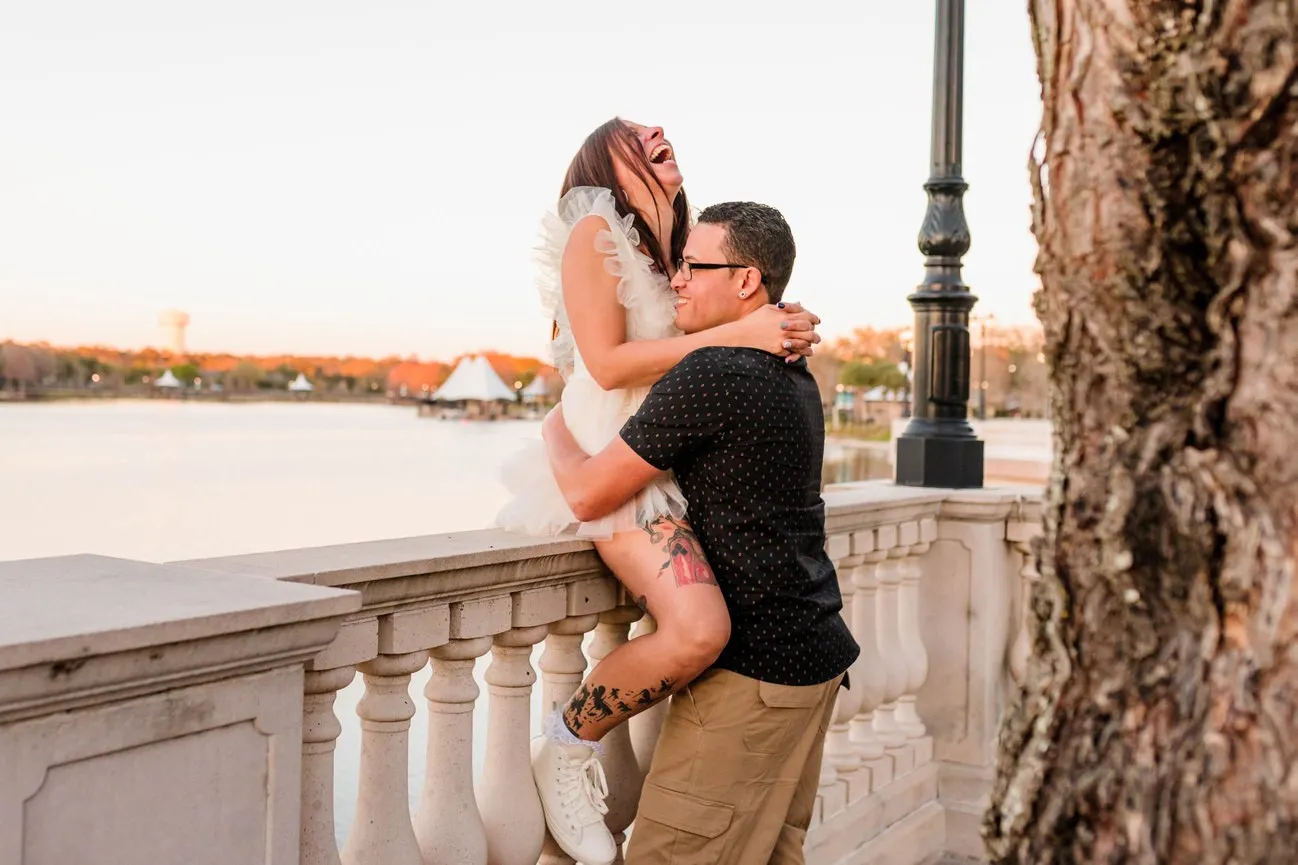 Romantic Super Fun Engagement Orlando Alison Steven