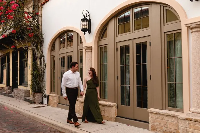 Engagement Session In Downtown Saint Augustine