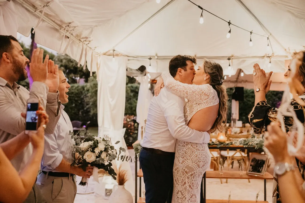 Backyard Wedding Ceremony in Miami - Leo & Veronica