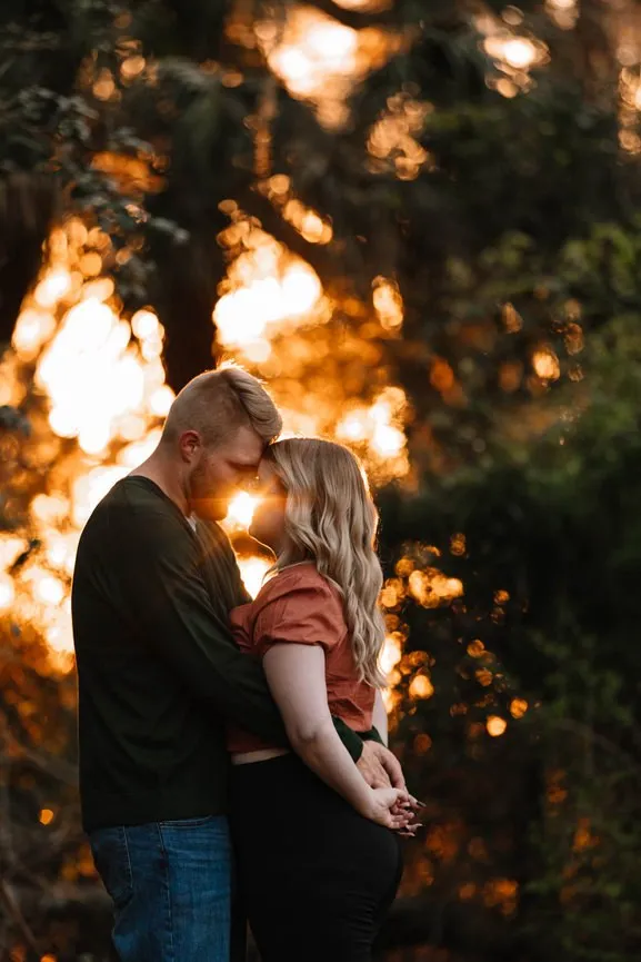 Fun Engagement Session Washington Oaks Garden