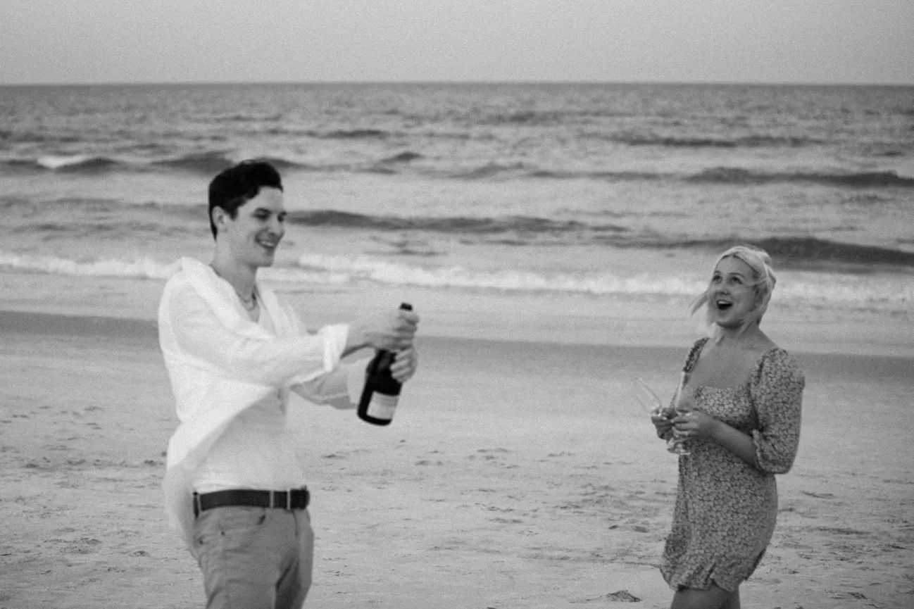 Film Inspired Beach Proposal Saint Augustine