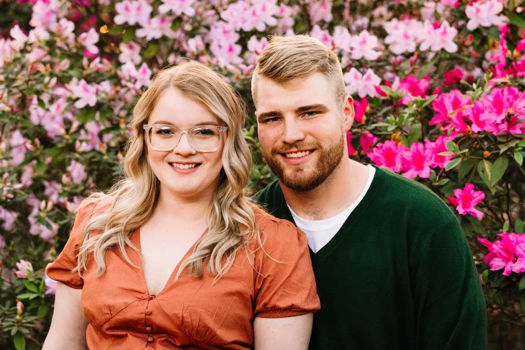 Fun Engagement Session Washington Oaks Garden